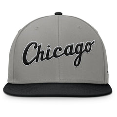 Chicago White Sox Clubhouse Dugout Fitted Hat Gray/Black
