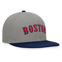 Boston Red Sox Clubhouse Dugout Fitted Hat Gray/Navy