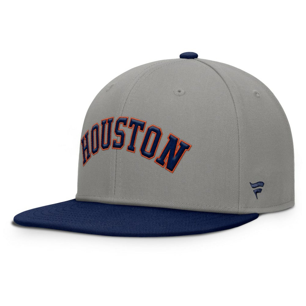 Houston Astros Clubhouse Dugout Fitted Hat Gray/Navy