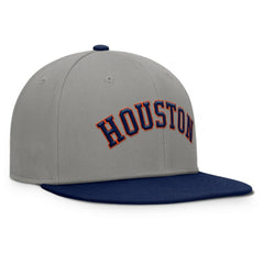 Houston Astros Clubhouse Dugout Fitted Hat Gray/Navy