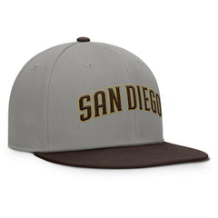 San Diego Padres Clubhouse Dugout Fitted Hat Gray/Brown
