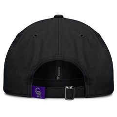 Colorado Rockies Women's Fly Out Adjustable Hat Black