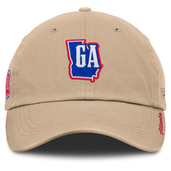 Atlanta Braves Women's Cooperstown Collection Adjustable Hat Tan