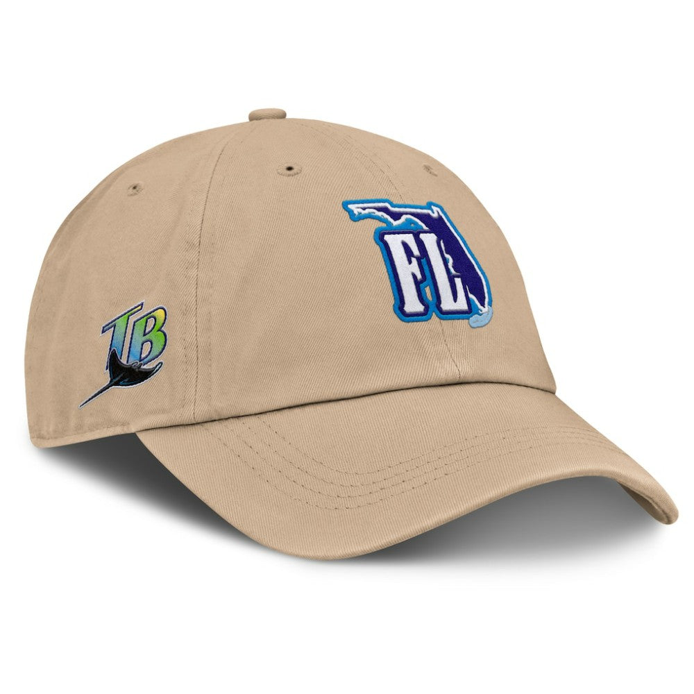 Tampa Bay Rays Women's Cooperstown Collection Adjustable Hat Tan