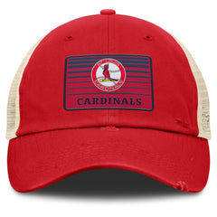 St. Louis Cardinals Cooperstown Collection Eastbound Mesh Adjustable Hat Red/Natural