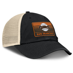 San Francisco Giants Cooperstown Collection Eastbound Mesh Adjustable Hat Black/Natural