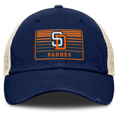 San Diego Padres Cooperstown Collection Eastbound Mesh Adjustable Hat Navy/Natural