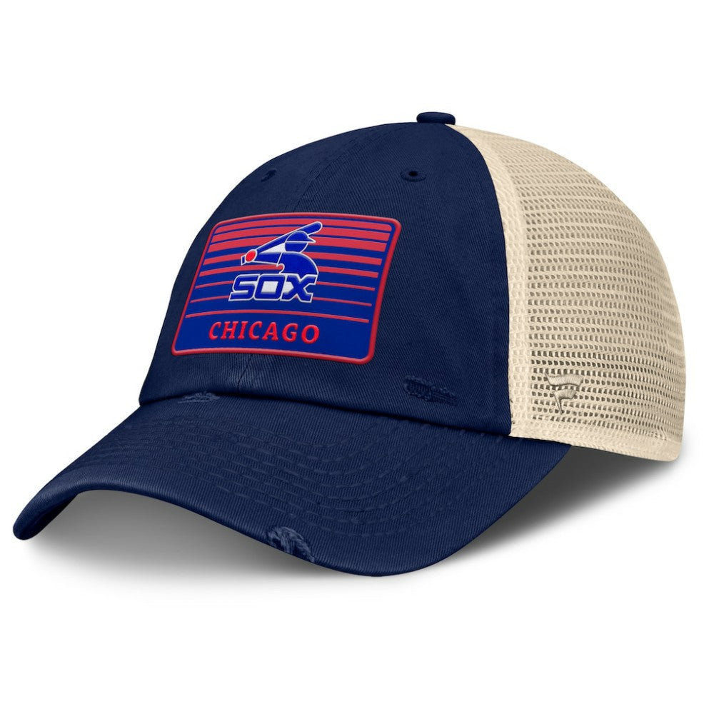 Chicago White Sox Cooperstown Collection Eastbound Mesh Adjustable Hat Navy/Natural