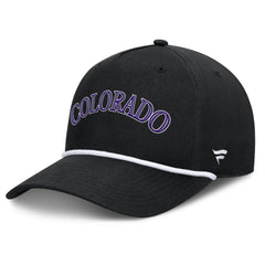 Colorado Rockies Clubhouse Foul Ball A-Frame Adjustable Hat Black