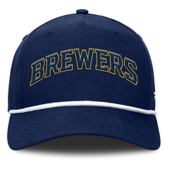 Milwaukee Brewers Clubhouse Foul Ball A-Frame Adjustable Hat Navy