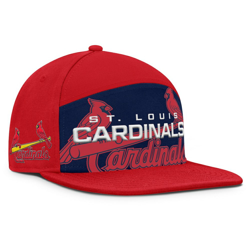 St. Louis Cardinals Clubhouse Splitter Snapback Hat Red/Navy