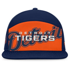 Detroit Tigers Clubhouse Splitter Snapback Hat Navy/Orange