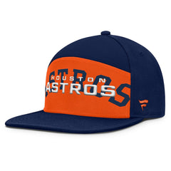 Houston Astros Clubhouse Splitter Snapback Hat Navy/Orange