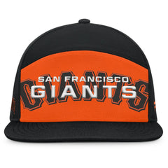 San Francisco Giants Clubhouse Splitter Snapback Hat Black/Orange