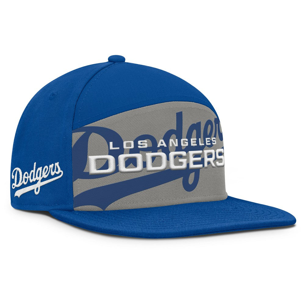Los Angeles Dodgers Clubhouse Splitter Snapback Hat Royal/Gray