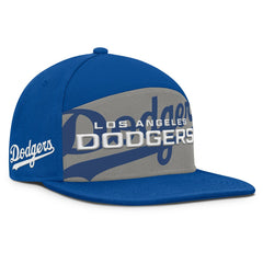 Los Angeles Dodgers Clubhouse Splitter Snapback Hat Royal/Gray