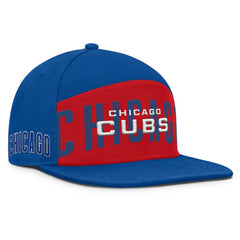 Chicago Cubs Clubhouse Splitter Snapback Hat Royal/Red