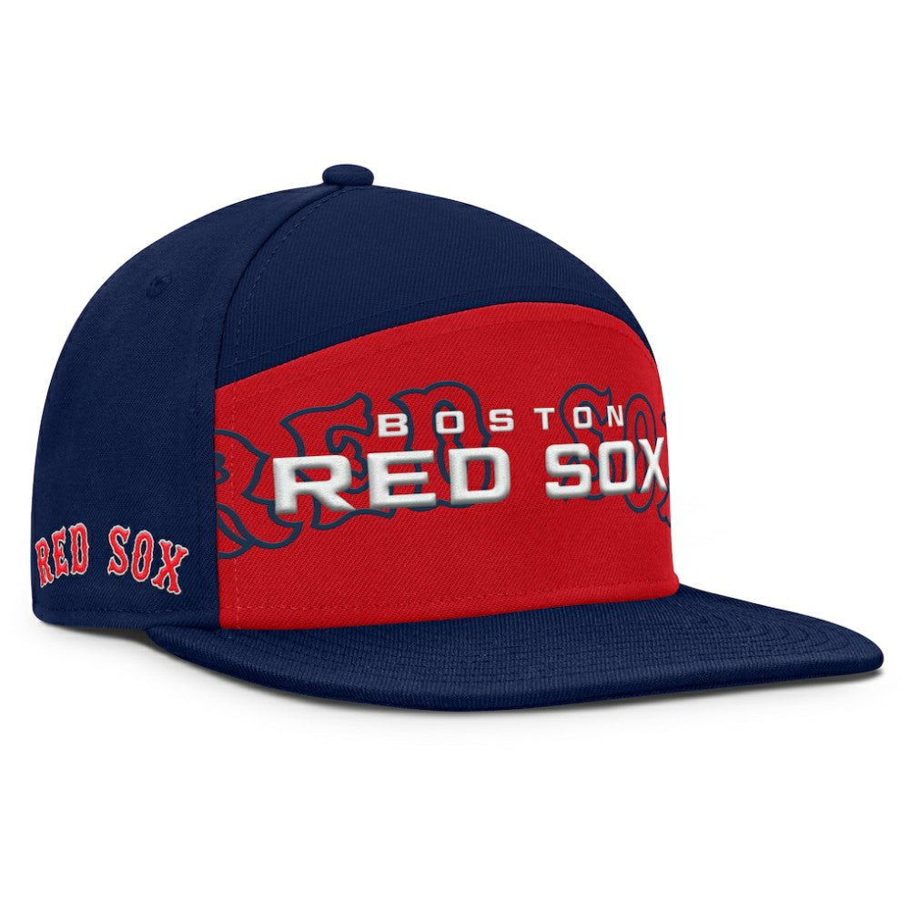 Boston Red Sox Clubhouse Splitter Snapback Hat Navy/Red