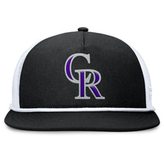Colorado Rockies Clubhouse Change Up Snapback Hat Black/White