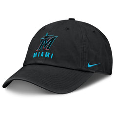 Miami Marlins Club Adjustable Hat Black | Nike