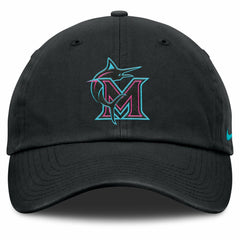 Miami Marlins Unisex 2025 City Connect Club Adjustable Hat Black | Nike