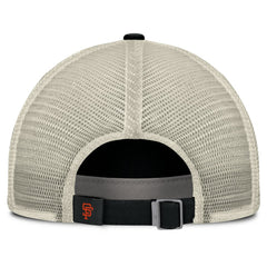 San Francisco Giants Cooperstown Collection Club Trucker Adjustable Hat Black/Natural | Nike