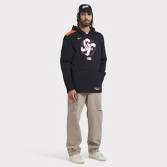 San Francisco Giants Unisex 2025 City Connect Club Adjustable Trucker Hat Black/White | Nike