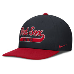 Boston Red Sox Pro Performance Snapback Hat Navy/Red | Nike