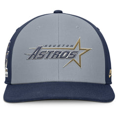 Houston Astros Pro Performance Snapback Hat Gray/Navy | Nike