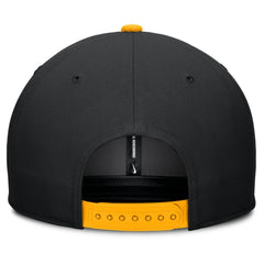 Pittsburgh Pirates Pro Performance Snapback Hat Black/Gold | Nike