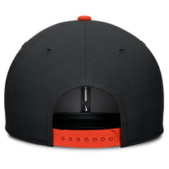 Baltimore Orioles Pro Performance Snapback Hat Black/Orange | Nike