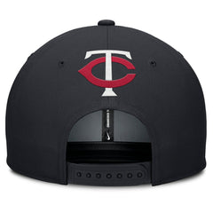 Minnesota Twins Pro Performance Snapback Hat Gray/Navy | Nike