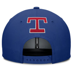 Texas Rangers Pro Performance Snapback Hat Gray/Royal | Nike