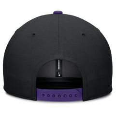 Colorado Rockies Pro Performance Snapback Hat Black/Purple | Nike