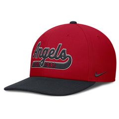 Los Angeles Angels Pro Performance Snapback Hat Red/Navy | Nike