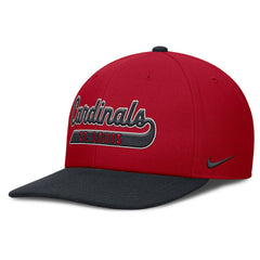 St. Louis Cardinals Pro Performance Snapback Hat Red/Navy | Nike