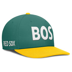 Boston Red Sox 2025 City Connect Pro Performance Snapback Hat Green/Yellow | Nike