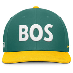 Boston Red Sox 2025 City Connect Pro Performance Snapback Hat Green/Yellow | Nike