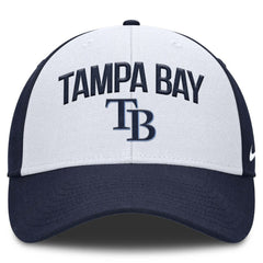 Tampa Bay Rays Club Performance Adjustable Hat White/Navy | Nike