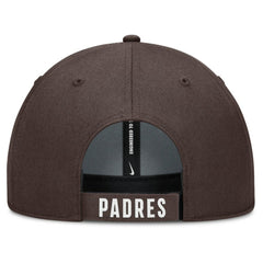 San Diego Padres Club Performance Adjustable Hat White/Brown | Nike