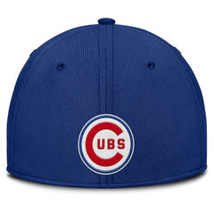 Chicago Cubs Rise Swoosh Performance Flex Hat Royal/Light Blue | Nike