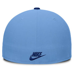 Chicago Cubs Cooperstown Two-Tone Dri-FIT Round Bill True Fitted Hat Light Blue | Nike