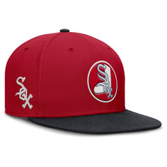 Chicago White Sox Cooperstown Two-Tone Dri-FIT Round Bill True Fitted Hat Red | Nike