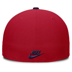 Atlanta Braves Cooperstown Two-Tone Dri-FIT Round Bill True Fitted Hat Red | Nike