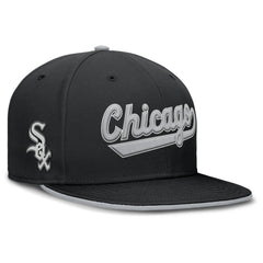 Chicago White Sox Primetime Dri-FIT Round Bill True Fitted Hat Black | Nike