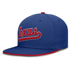 Texas Rangers Primetime Dri-FIT Round Bill True Fitted Hat Royal | Nike