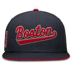 Boston Red Sox Primetime Dri-FIT Round Bill True Fitted Hat Navy | Nike