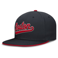 Boston Red Sox Primetime Dri-FIT Round Bill True Fitted Hat Navy | Nike