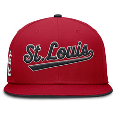 St. Louis Cardinals Primetime Dri-FIT Round Bill True Fitted Hat Red | Nike