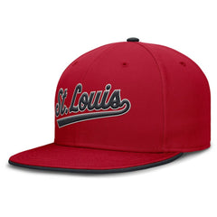 St. Louis Cardinals Primetime Dri-FIT Round Bill True Fitted Hat Red | Nike